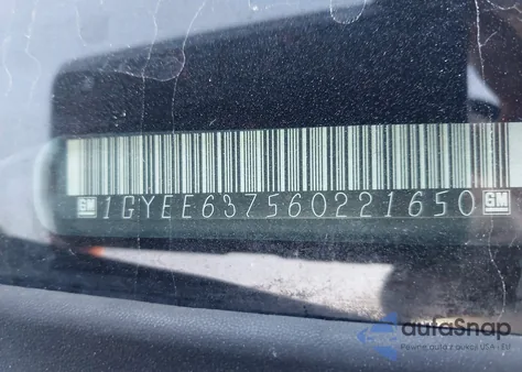 2006 Cadillac Srx V6 from USA, damaged, VIN 1GYEE637560221650